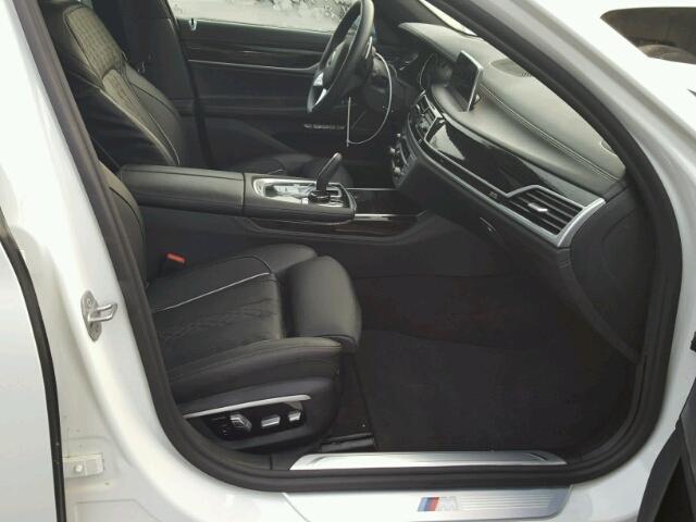 WBA7E2C51HG740448 - 2017 BMW 740 I WHITE photo 5