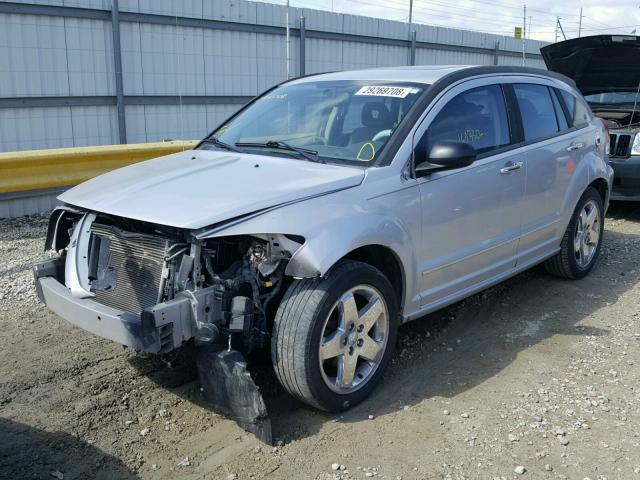 1B3HE78K57D516412 - 2007 DODGE CALIBER R/ SILVER photo 2