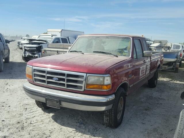 1FTHX25H0SKB88986 - 1995 FORD F250 RED photo 2