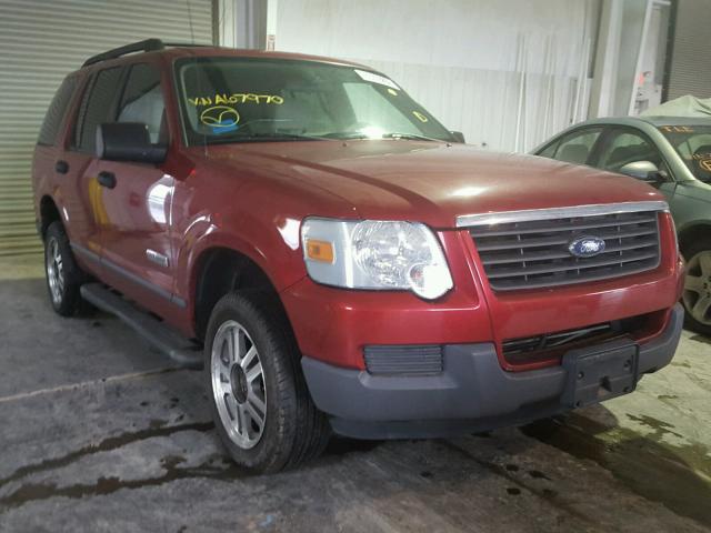 1FMEU72E46UA67970 - 2006 FORD EXPLORER X RED photo 1