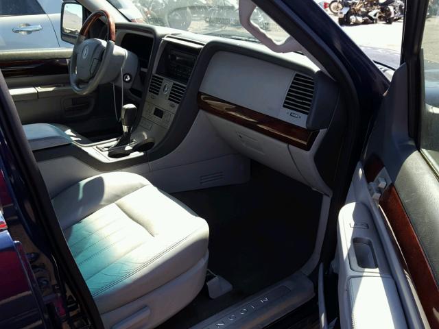 5LMEU88HX4ZJ19106 - 2004 LINCOLN AVIATOR 蓝色 照片 5