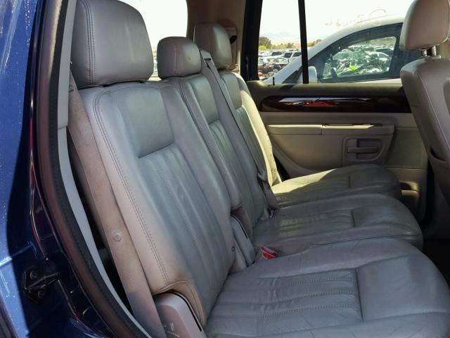 5LMEU88HX4ZJ19106 - 2004 LINCOLN AVIATOR 蓝色 照片 6