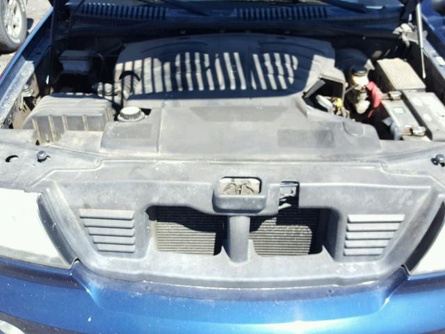 5LMEU88HX4ZJ19106 - 2004 LINCOLN AVIATOR BLUE photo 7