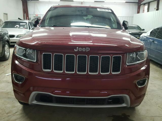 1C4RJEBG3EC442515 - 2014 JEEP GRAND CHER RED photo 9