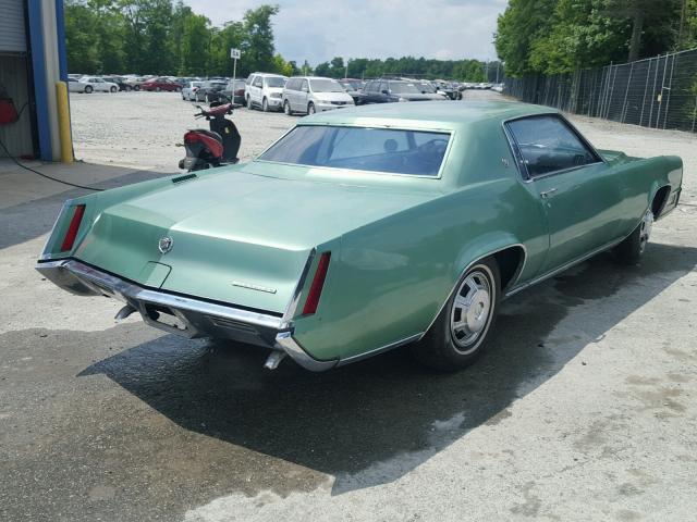 H7129869 - 1967 CADILLAC ELDORADO GREEN photo 4