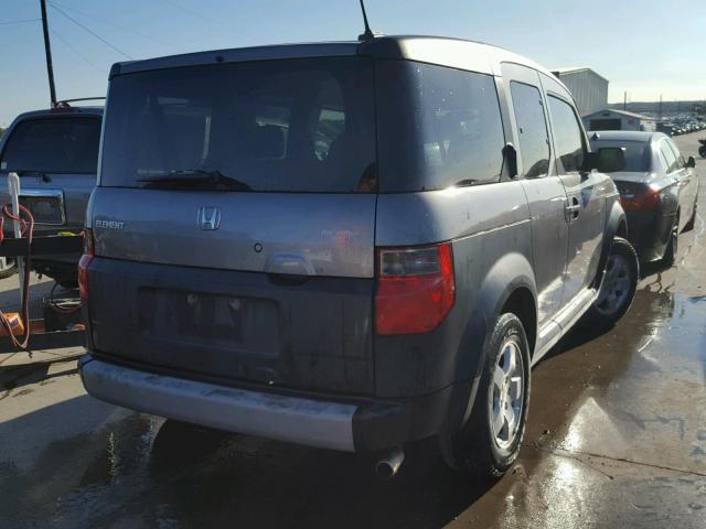 5J6YH28605L004999 - 2005 HONDA ELEMENT EX GRAY photo 4