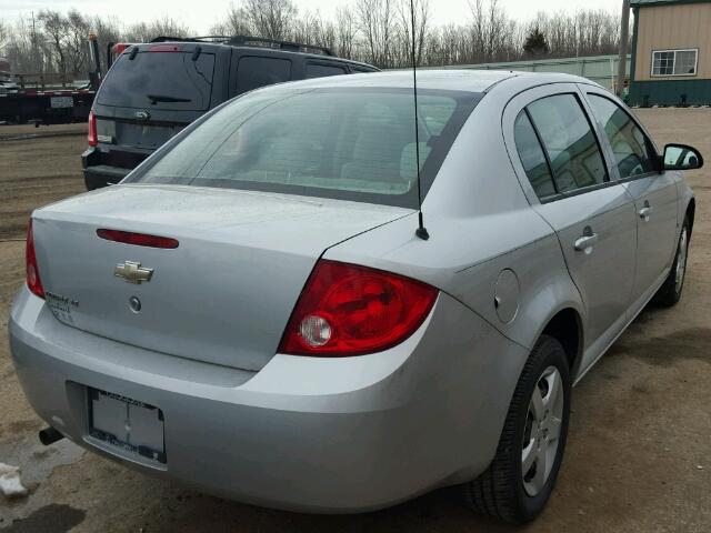 1G1AL58F387247297 - 2008 CHEVROLET COBALT LT SILVER photo 4