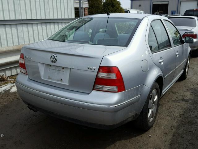 3VWSE69M14M010622 - 2004 VOLKSWAGEN JETTA GLS SILVER photo 4