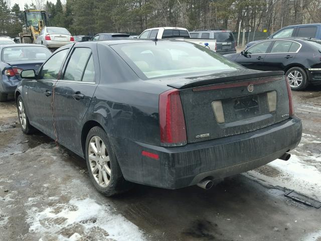 1G6DC67A250161602 - 2005 CADILLAC STS BLACK photo 3