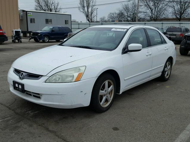 1HGCM55764A086341 - 2004 HONDA ACCORD EX WHITE photo 2