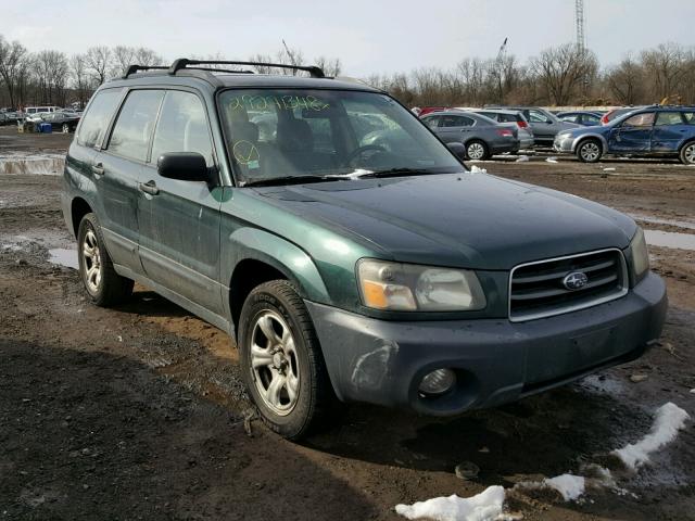 JF1SG636X4H741423 - 2004 SUBARU FORESTER 2 GREEN photo 1