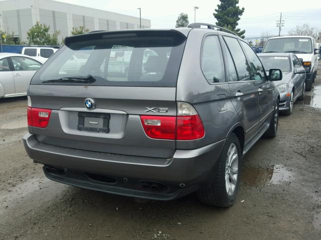 5UXFB53526LV19226 - 2006 BMW X5 4.4I GRAY photo 4