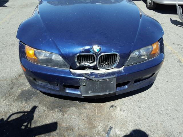 4USCH7329TLB66612 - 1996 BMW Z3 1.9 BLUE photo 7