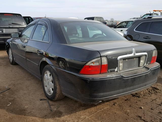 1LNHM86S05Y603016 - 2005 LINCOLN LS BLACK photo 3