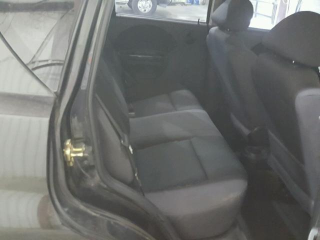 KL1TD66666B672343 - 2006 CHEVROLET AVEO BASE Siyah fotoğraf 6