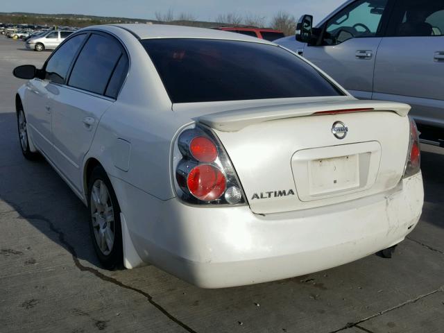 1N4AL11D56N397001 - 2006 NISSAN ALTIMA S WHITE photo 3