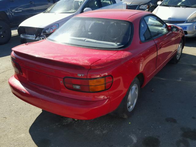 JT2ST87F0M0071660 - 1991 TOYOTA CELICA GT RED photo 4