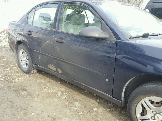 1G1ZS58F17F227298 - 2007 CHEVROLET MALIBU LS ლურჯი ფოტო 9