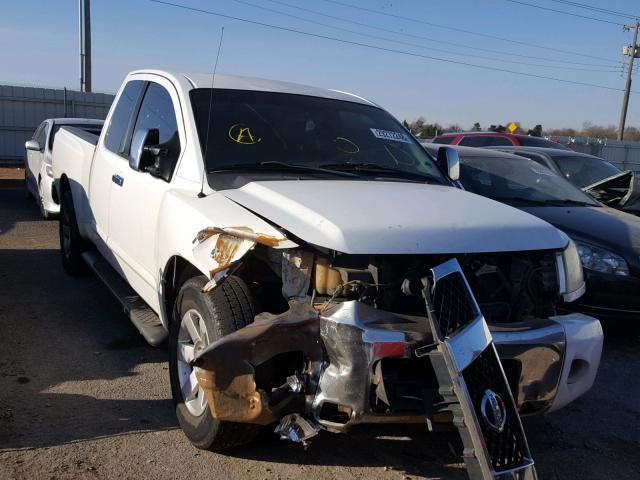 1N6AA06A64N572858 - 2004 NISSAN TITAN XE WHITE photo 1