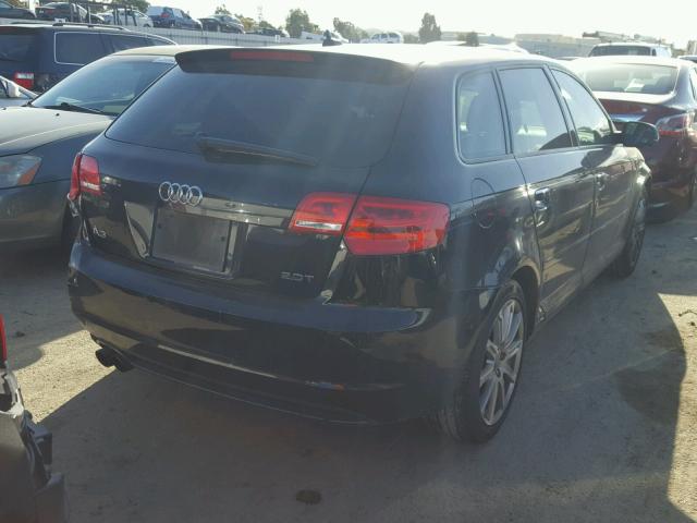 WAUKEAFMXBA134258 - 2011 AUDI A3 PREMIUM BLACK photo 4