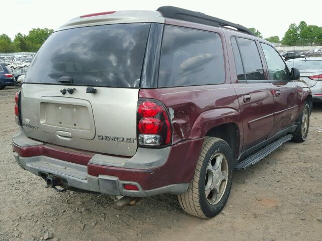 1GNET16S656101311 - 2005 CHEVROLET TRAILBLAZE RED photo 4