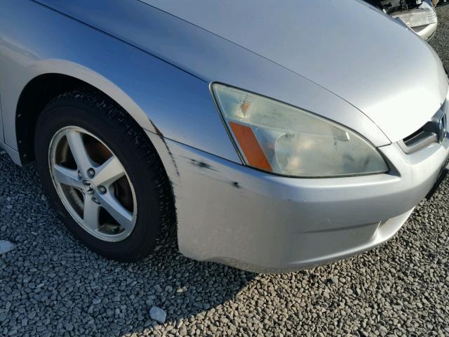 1HGCM56674A034366 - 2004 HONDA ACCORD EX SILVER photo 9