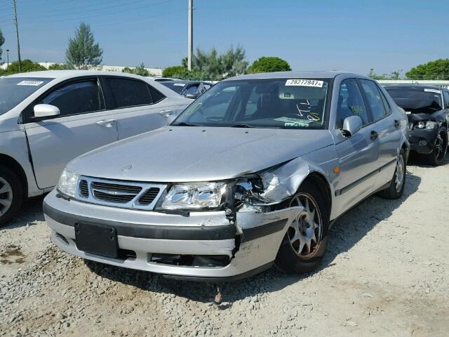 YS3ED45E5Y3060817 - 2000 SAAB 9-5 SILVER photo 2