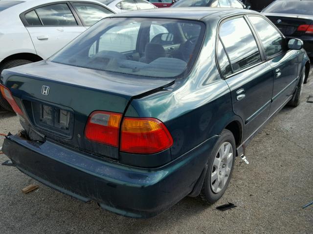 2HGEJ6610YH509732 - 2000 HONDA CIVIC BASE GREEN photo 4