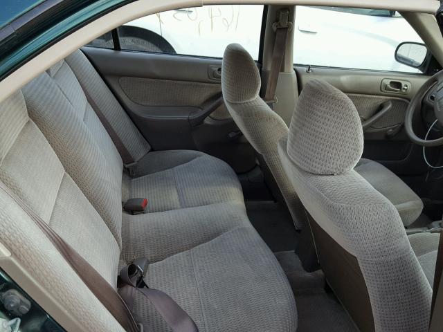 2HGEJ6610YH509732 - 2000 HONDA CIVIC BASE GREEN photo 6