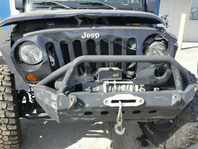 1J4HA6D12BL612265 - 2011 JEEP WRANGLER R BLACK photo 9