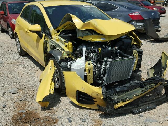 KNADM5A34G6569630 - 2016 KIA RIO LX Դեղին լուսանկար 1