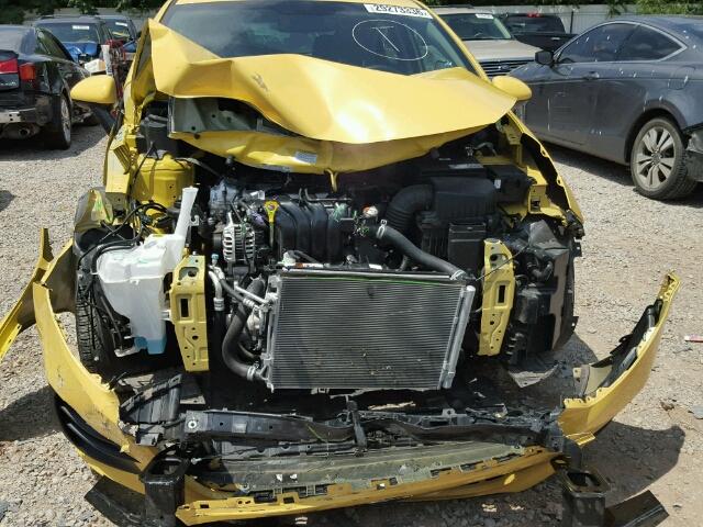 KNADM5A34G6569630 - 2016 KIA RIO LX Դեղին լուսանկար 10