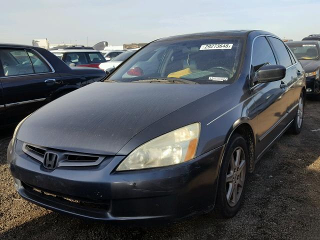 1HGCM66514A033887 - 2004 HONDA ACCORD EX GRAY photo 2