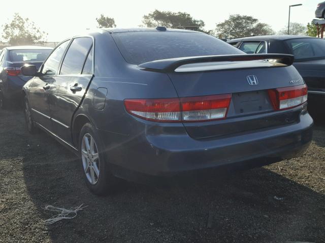 1HGCM66514A033887 - 2004 HONDA ACCORD EX GRAY photo 3