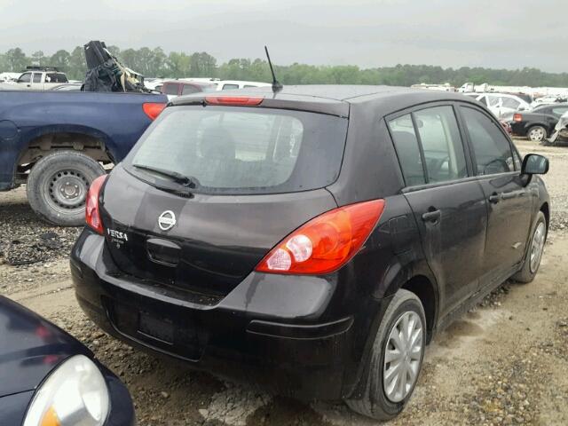 3N1BC1CP1BL493341 - 2011 NISSAN VERSA S BLACK photo 4