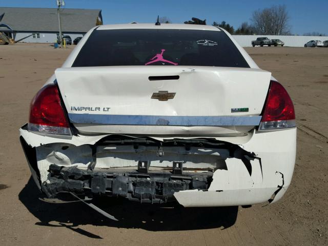 2G1WT58K789230312 - 2008 CHEVROLET IMPALA LT WHITE photo 9