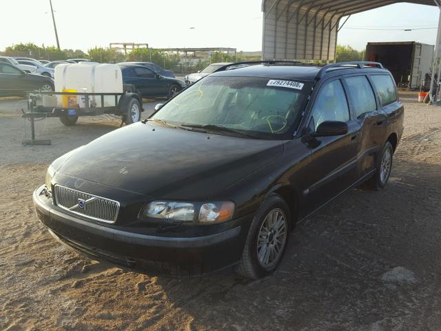 YV1SW61T642426587 - 2004 VOLVO V70 BLACK photo 2