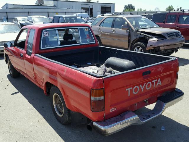 JT4VN93D7M5019096 - 1991 TOYOTA PICKUP 1/2 RED photo 3