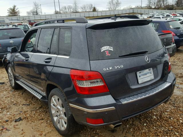 WDCGG8HB3CF756304 - 2012 MERCEDES-BENZ GLK 350 4M GRAY photo 3