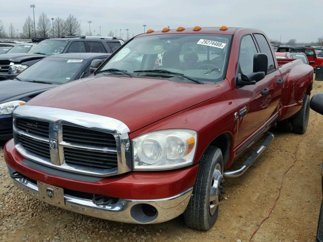 3D7ML48A47G831218 - 2007 DODGE RAM 3500 S MAROON photo 2