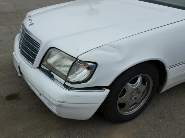 WDBGA33G5XA425352 - 1999 MERCEDES-BENZ S 320 WHITE photo 9