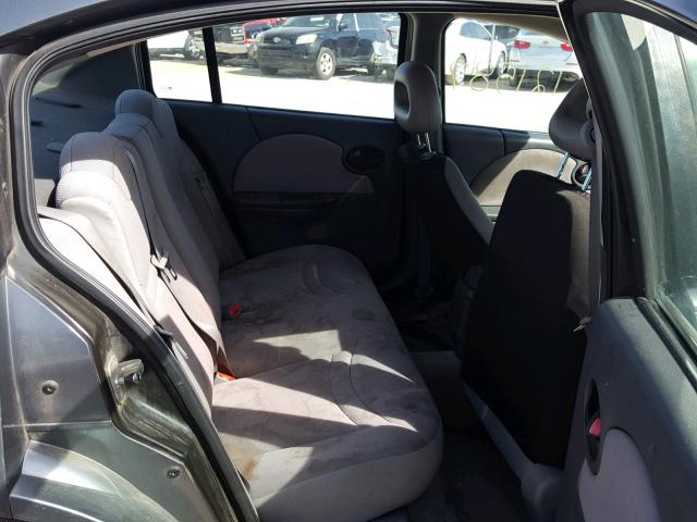 1G8AZ52FX4Z226387 - 2004 SATURN ION LEVEL ნაცრისფერი ფოტო 6