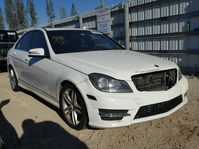 WDDGF4HB4DR282189 - 2013 MERCEDES-BENZ C 250 WHITE photo 1