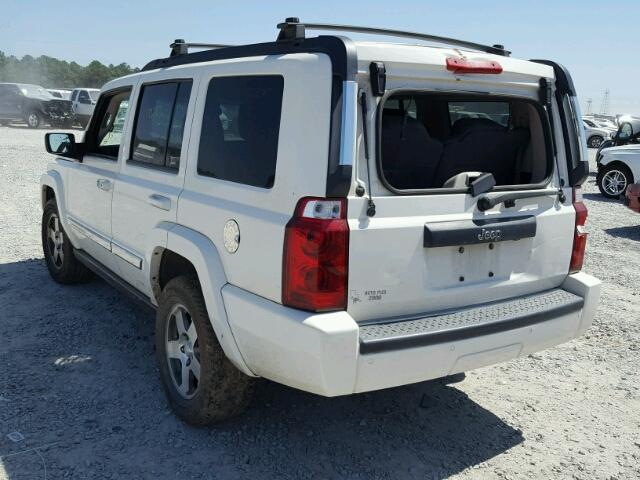 1J4RH4GK2AC125509 - 2010 JEEP COMMANDER WHITE photo 3