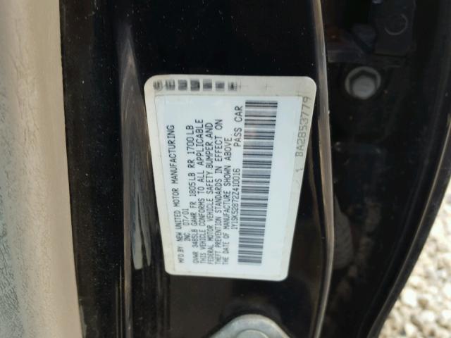 1Y1SK52872Z410016 - 2002 CHEVROLET GEO PRIZM 黑色 照片 10