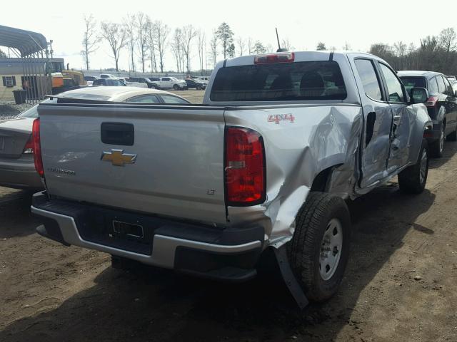 1GCGTBE30F1217460 - 2015 CHEVROLET COLORADO L SILVER photo 4