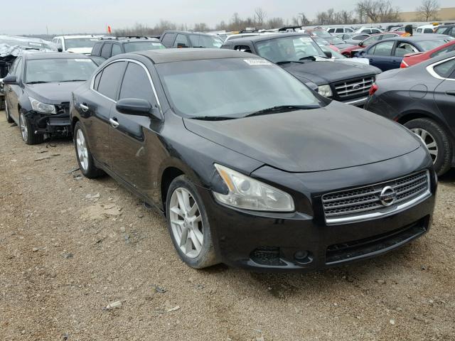 1N4AA5APXAC859421 - 2010 NISSAN MAXIMA S BLACK photo 1