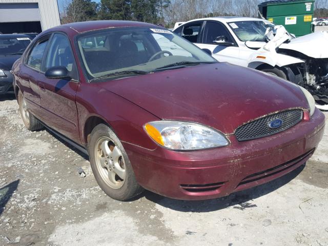 1FAFP53U06A108936 - 2006 FORD TAURUS SE MAROON photo 1