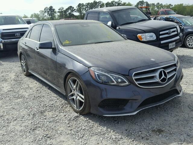 WDDHF5KB6GB206358 - 2016 MERCEDES-BENZ E 350 GRAY photo 1