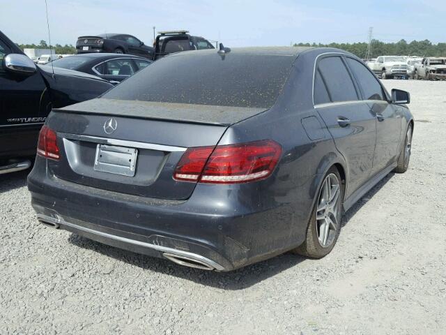 WDDHF5KB6GB206358 - 2016 MERCEDES-BENZ E 350 GRAY photo 4